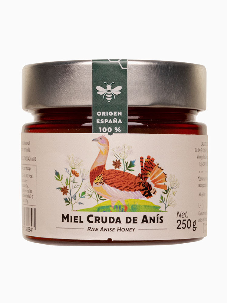 Miel cruda de Alta Montaña tarro de 250 gramos