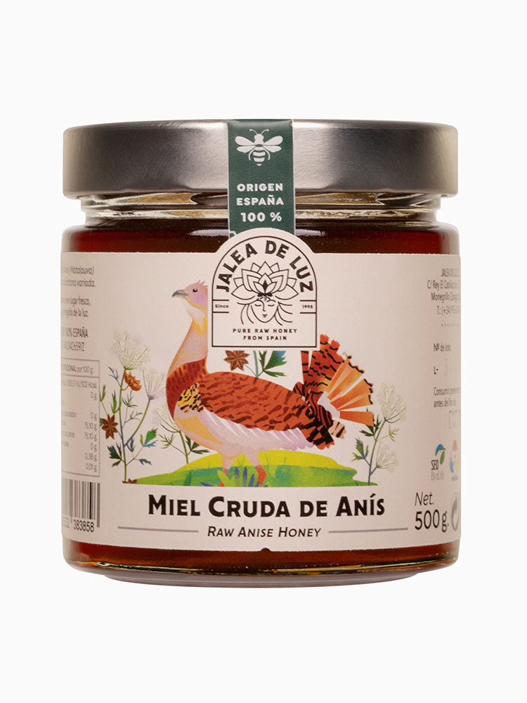 Miel cruda de Anís tarro de 500 gramos