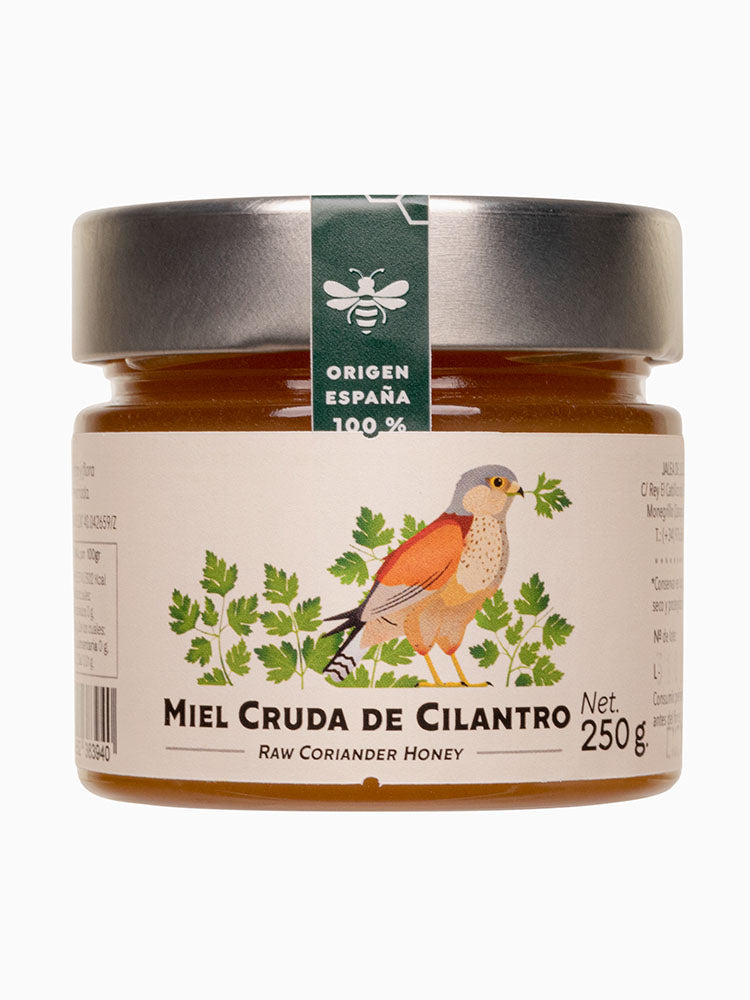 Miel cruda de Cilantro tarro de 250 gramos