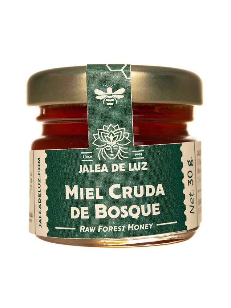 Miel cruda de Bosque tarro de 30 gramos