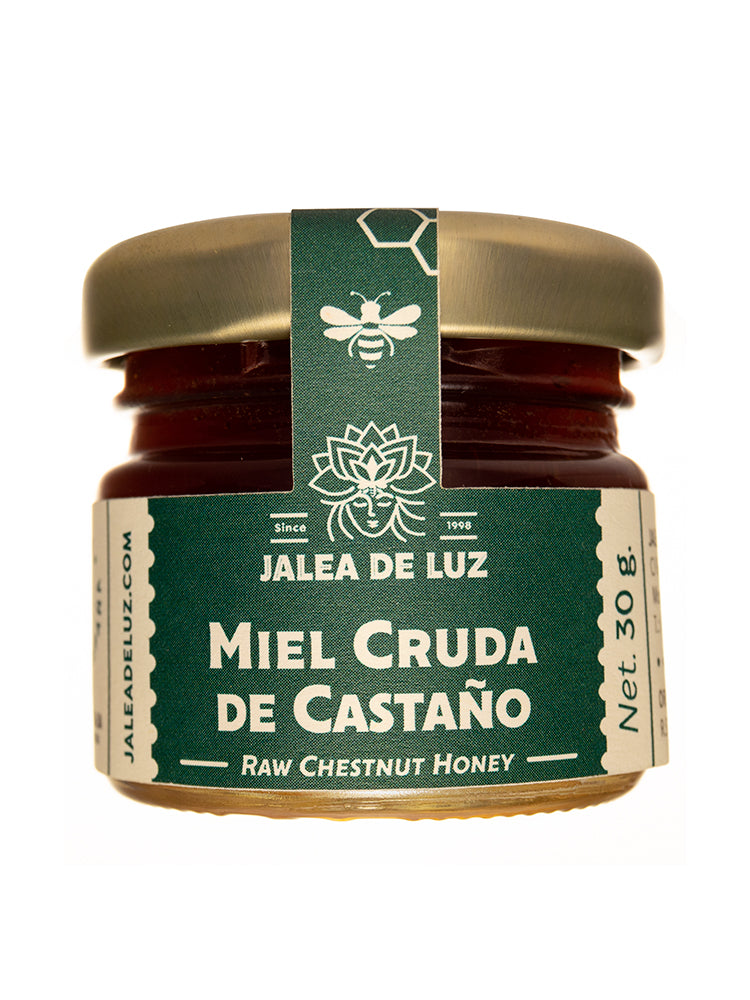 Miel cruda de Castaño tarro de 30 gramos