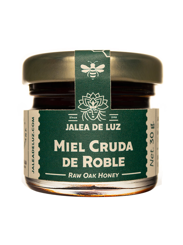 Miel cruda de Roble tarro de 30 gramos