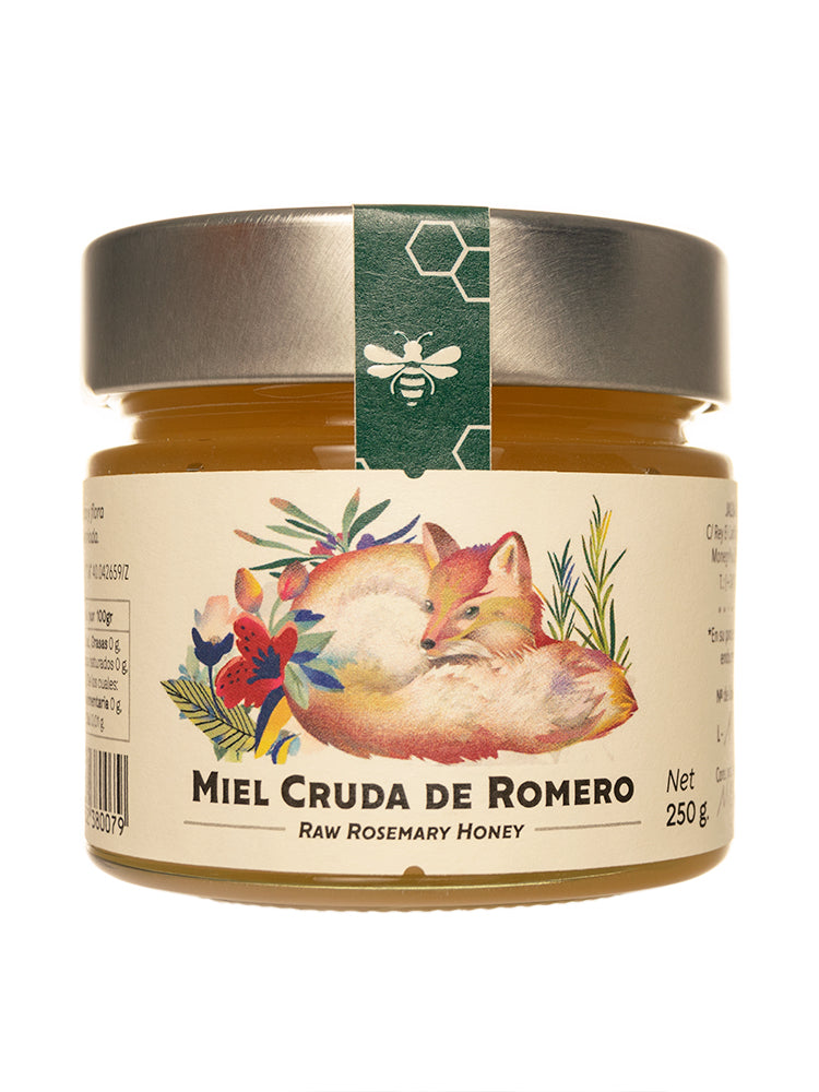 Miel cruda de Romero tarro de 250 gramos