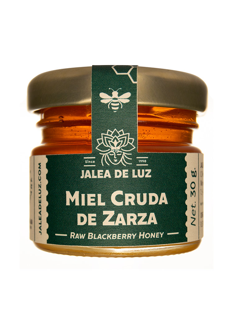 Miel cruda de Zarzamora tarro de 30 gramos
