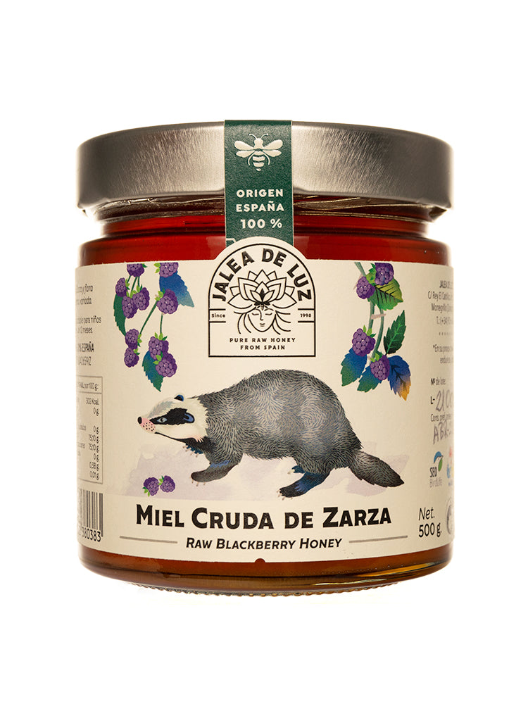 Miel cruda de Zarzamora tarro de 500 gramos