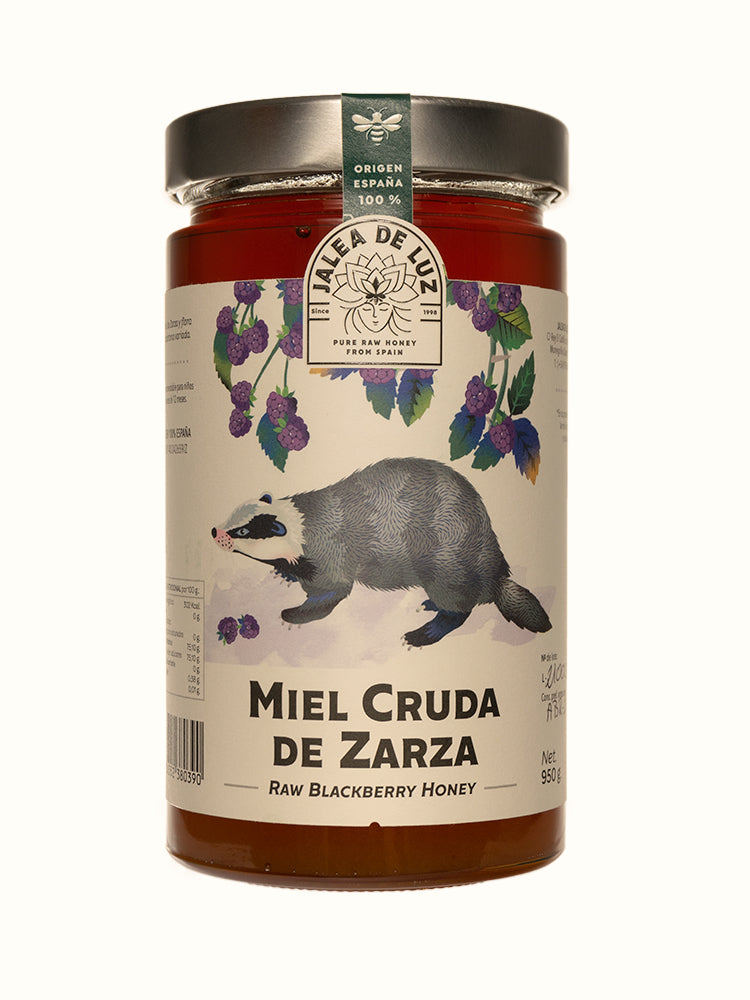 Miel cruda de Zarzamora tarro de 950 gramos