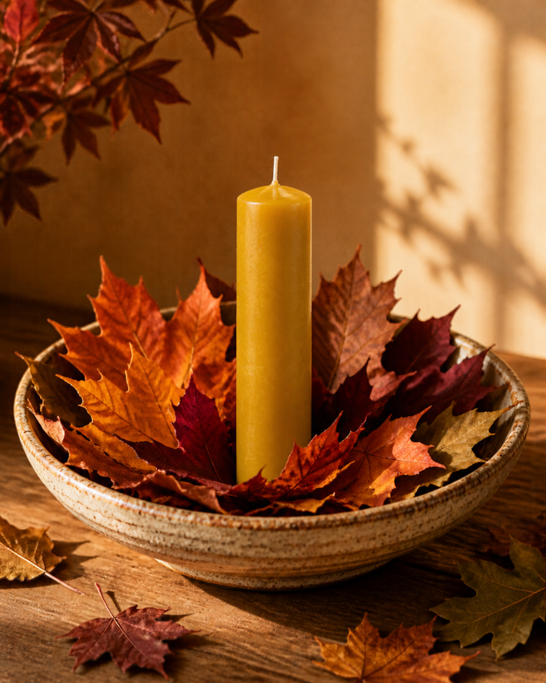 Compact cylinder candle