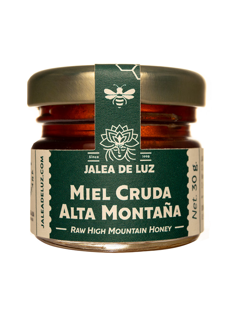 Miel cruda de Alta Montaña tarro de 30 gramos