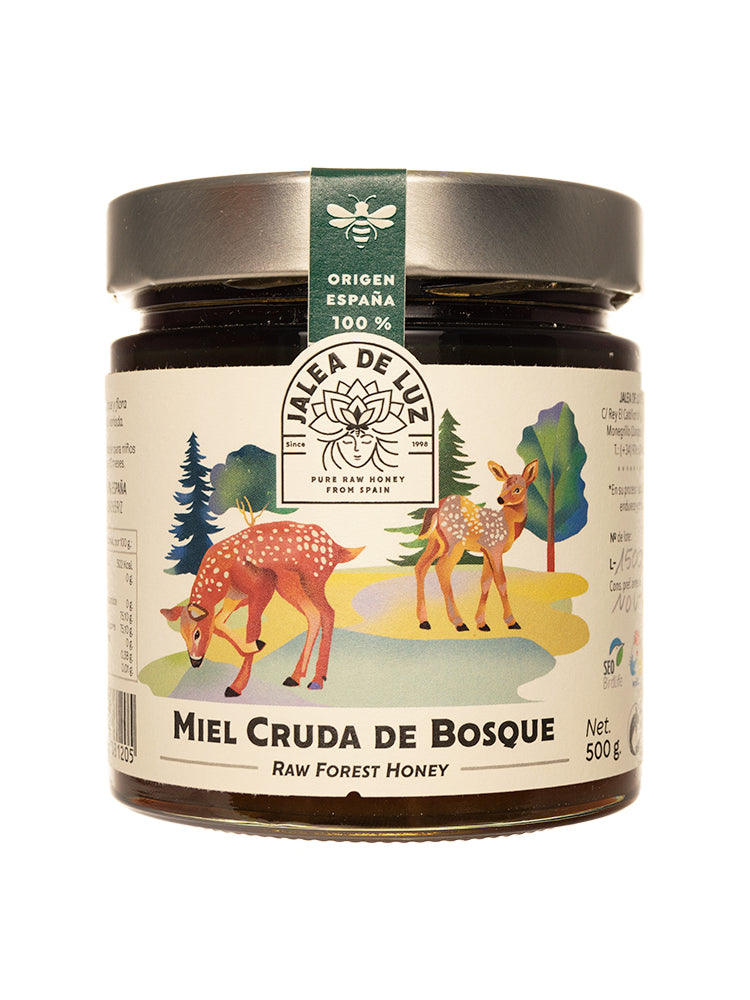 Miel cruda de Bosque tarro de 500 gramos