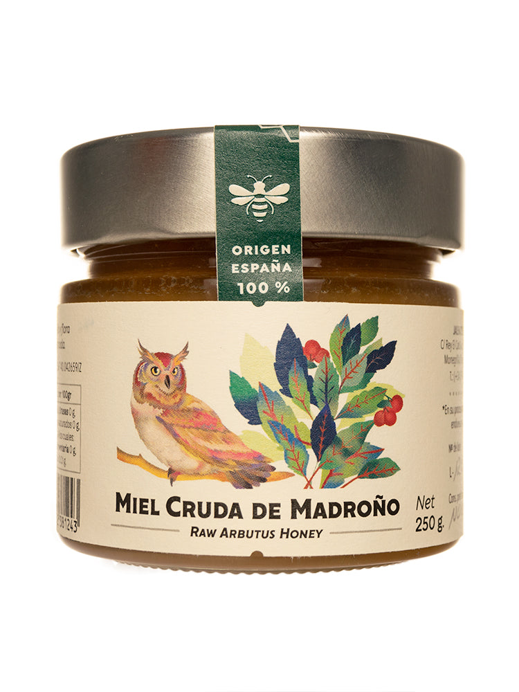 Miel cruda de Madroño tarro de 250 gramos