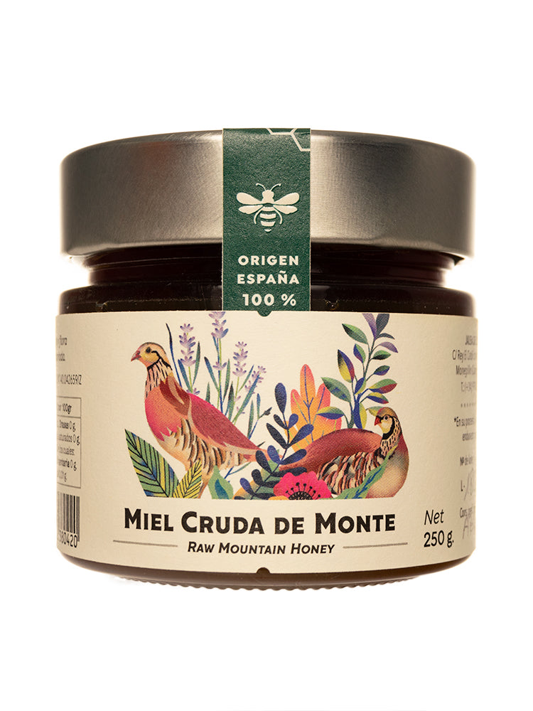 Miel cruda de Monte (Flora Serrana) tarro de 250 gramos