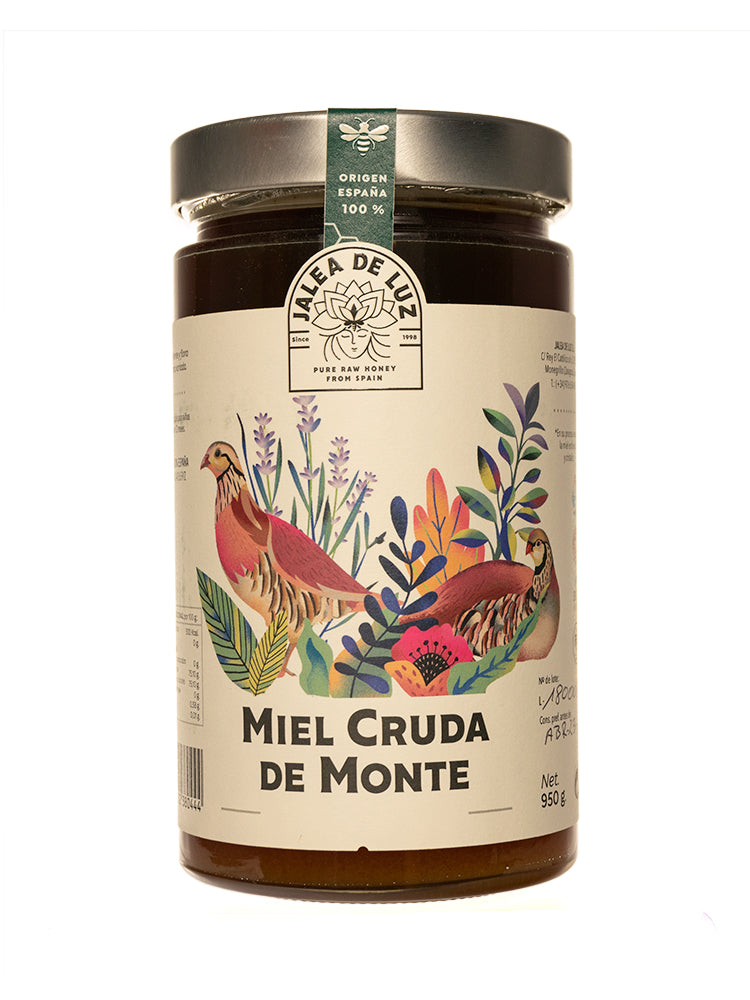 Miel cruda de Monte (Flora Serrana) tarro de 950 gramos