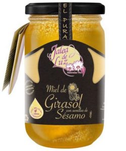 Miel de Girasol con Semillas de Sésamo 500 gr