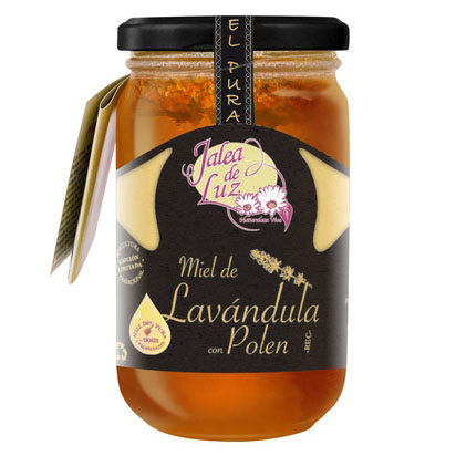 Lavender honey with Pollen 500 gr