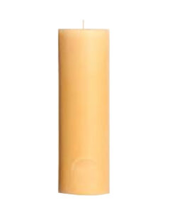 Vela cilindrica compacta 20 cm Pura cera Virgen