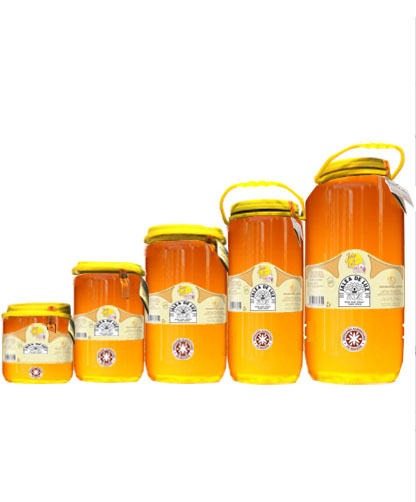 Miel cruda de Alfalfa en garrafa